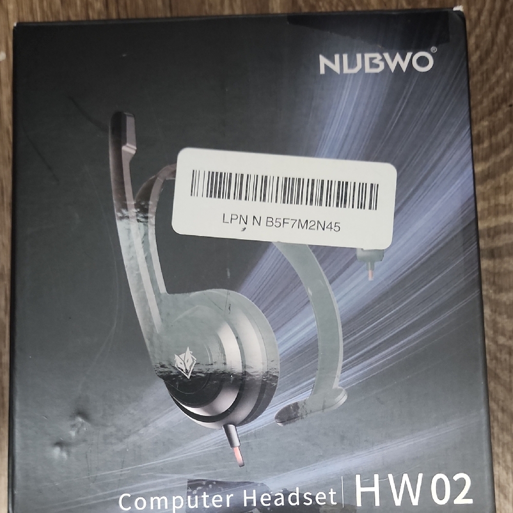 HW02 Black Computer Headset
